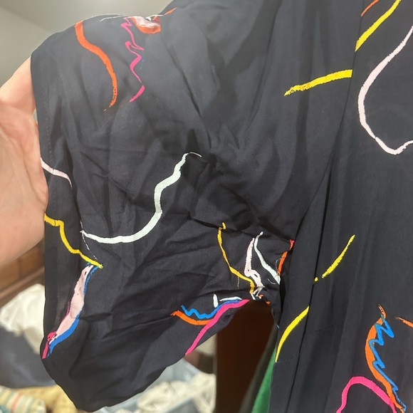 Loralette brand flowy flowered dress Sz 22/24 NWT - Picture 3 of 5